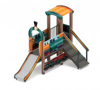 Паровозик (цветной) мини - ДИК 1.03.5.01-16