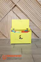 Ящик для игрушек ЛУНА желтый
