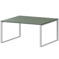 Стол переговорный на металлокаркасе АМП.О-003.123 Тайга/Белый F0000039307