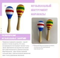 Маракасы для музыкальной площадки (набор 2 шт)