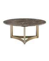 Журнальный столик Кассия 90*90 см темная керамика