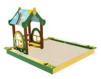 ИО 07-534-Т Песочный дворик с домиком (Лесная сказка)