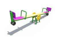 Качалка-балансир фиолетовый Смайлик ИО 04071