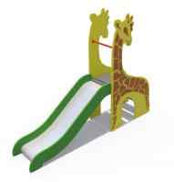Горка Жираф Н-750 (металлический скат) ИО 07100