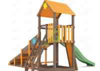 Всесезонная площадка IgraGrad С Tower со скалодромом SF2