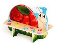 Скамейки и столики + Улитка - Скамейка детская - МФ 41.01.06