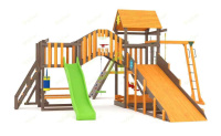 Детские уличные комплексы + Всесезонная площадка IgraGrad С Мостик 2 SF2
