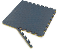 Напольные покрытия для зала + Будо-мат DFC 100 x 100 см, 20 мм, цвет желто-черный