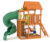 Детские уличные комплексы + Детская площадка IgraGrad Крафт Pro 3 с трубой