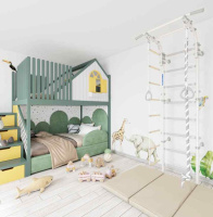 Шведские стенки + ДСКМ "Romana Next Pastel +" (01.21.8.12.490.03.06-14) Pastel +