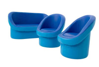 Мягкие модули + Мягкий уголок Зебра синий