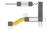 Детские уличные комплексы + Спортивная серия (Граффити) СК 2.01.24-01.1