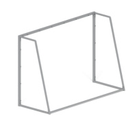 Ворота для мини-футбола + Ворота мини футбольные (серые) (с креплением сетки) - СО 2.60.02-03