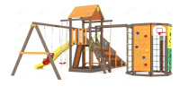 Детские уличные комплексы + Всесезонная площадка IgraGrad С Gride с WorkOut SF2