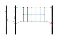 Детские уличные комплексы + Спортивный комплекс Джунгли СК 09-002