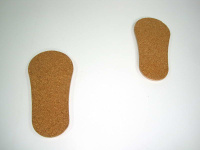 Тактильное оборудование и панели + «Следочки» комплект из 6 пар с различным покрытием