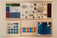 Тактильное оборудование и панели + Тактильно-разивающая панель "Кисточки"