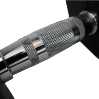 Гантели + Набор гексагональных обрезиненных гантелей BRONZE GYM 2,5-25 кг - 10 пар, шаг 2,5 кг