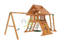 Детские уличные комплексы + Детская площадка IgraGrad Крепость Фани с рукоходом (Дерево)