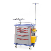 Тележки медицинские + Столик реанимационный, анестезиологический ЕТ850-01