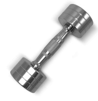 Гантели + Гантель UNIX Fit PRO круглая хромированная 7 кг, 2 шт.