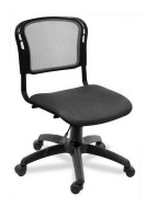 Стулья для посетителей + Стул для посетителей ИЗО черный каркас на крестовине СЕТКА