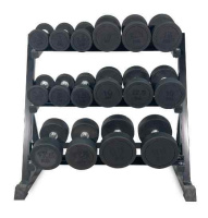 Стойки для гантелей, грифов и дисков + Стойка для гексагональных гантелей UNIX Fit DumRack Hexagon PRO (300 кг)