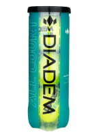 Мячи для большого тенниса + Мячи для большого тенниса DIADEM Premier All Court 3B, BALL-CASE-ALLCRT, упаковка 3 мяча, ITF