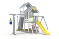 Уличные игровые комплексы для детей + Детская площадка IgraGrad Крафт Про 3 9