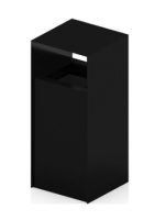 Урны + Урна парковая (черная) - МФ 50.02.01-01 (под анкера)