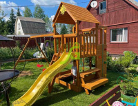 Детские уличные комплексы + Детская площадка IgraGrad Крафт Pro 6