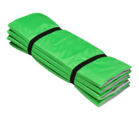 Коврики и маты + Коврик гимнастический INDIGO, SM-042-LGG, полиэстер, стенофон, салатово-серый