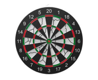 Мишени для игры в дартс + Дартс DFC PRINT двусторонний, 6 дротиков