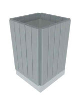 Урны + МФ 06-511-П Урна полимерная с основанием из металла
