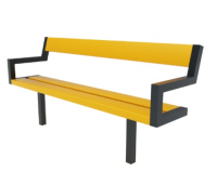 Скамейки и столики + Скамья Сити 1 МФ 05-014