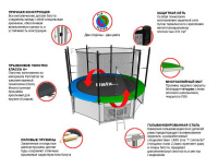 Батуты + Батут UNIX line Classic 6 ft (inside)
