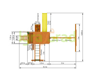 Детские уличные комплексы + Детская площадка IgraGrad Шато с рукоходом (Дерево)