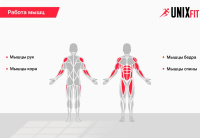 Турники + Турник настенный UNIX Fit PULL UP 120