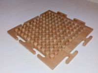 Тактильное оборудование и панели + Сенсорная дорожка из бука (4 модуля)