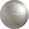 Мяч гимнастический TORRES, арт.AL121165SL, диам. 65 см, эласт. ПВХ,с защ. от взрыва, с насосом, серый