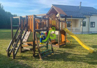 Детские уличные комплексы + Детская площадка IgraGrad Панда Фани Мостик 2