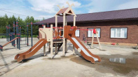 Детские уличные комплексы + Игровой комплекс серии Лесная долина Н-1200,900 с качелями ДИО 06051