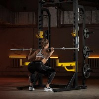 Силовые рамы + BRONZE GYM BR-1030 Полурама для приседов