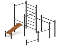 Уличные турники и брусья (Воркаут) + Воркаут 108 ВТ 12.21-01