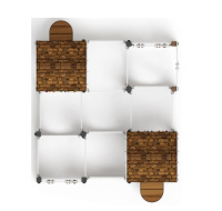 Детские уличные комплексы + Лабиринт Кубик 4 (эко) МФ 20.01.04-02