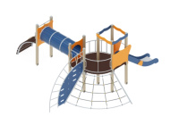 Детские уличные комплексы + Детский игровой комплекс Игротека, Горка 1200 ДИК 37-001