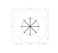 Теневые навесы, беседки + Беседка-пагода Карнавал (Осень) - МФ 10.22.01-20