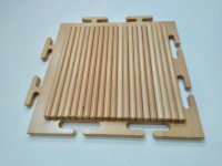 Тактильное оборудование и панели + Сенсорная дорожка из бука (4 модуля)