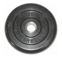 Диски для штанг и гантелей + Диск обрезиненный BARBELL MB (металлическая втулка) диаметр 31 мм		