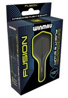 Аксессуары для игры в дартс + Литые оперения с хвостовиками Winmau Fusion Intermediate Black (черные)